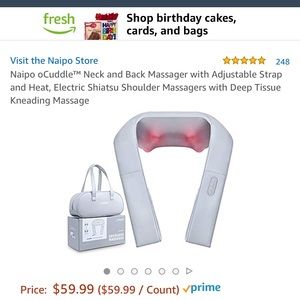 Neck and shoulder massager
